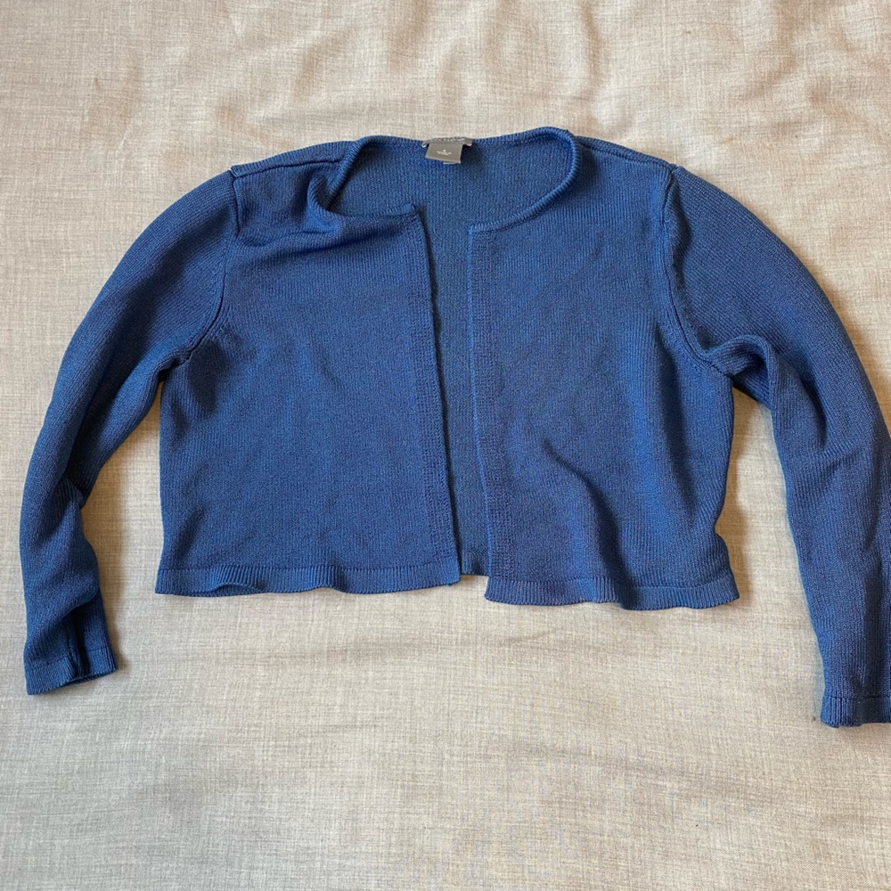 Blue Ann Taylor y2k Shrug/Cardigan